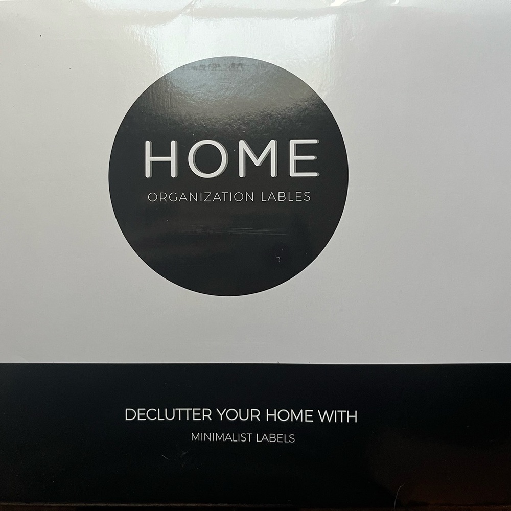 Amazon Home Organization Labels